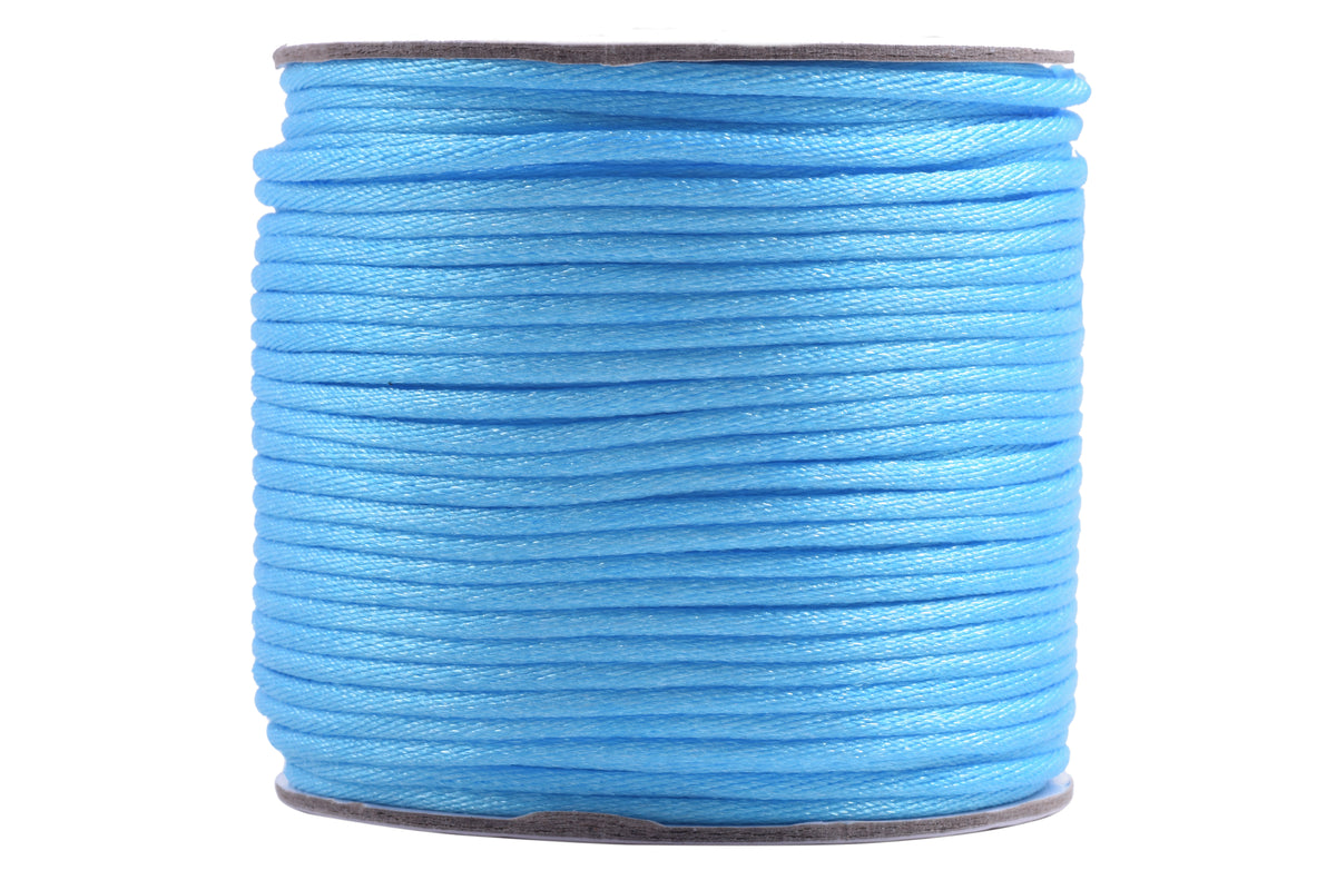 KONMAY Various Sizes and Colors of Nylon Satin Silk Beading Cord, Ratt