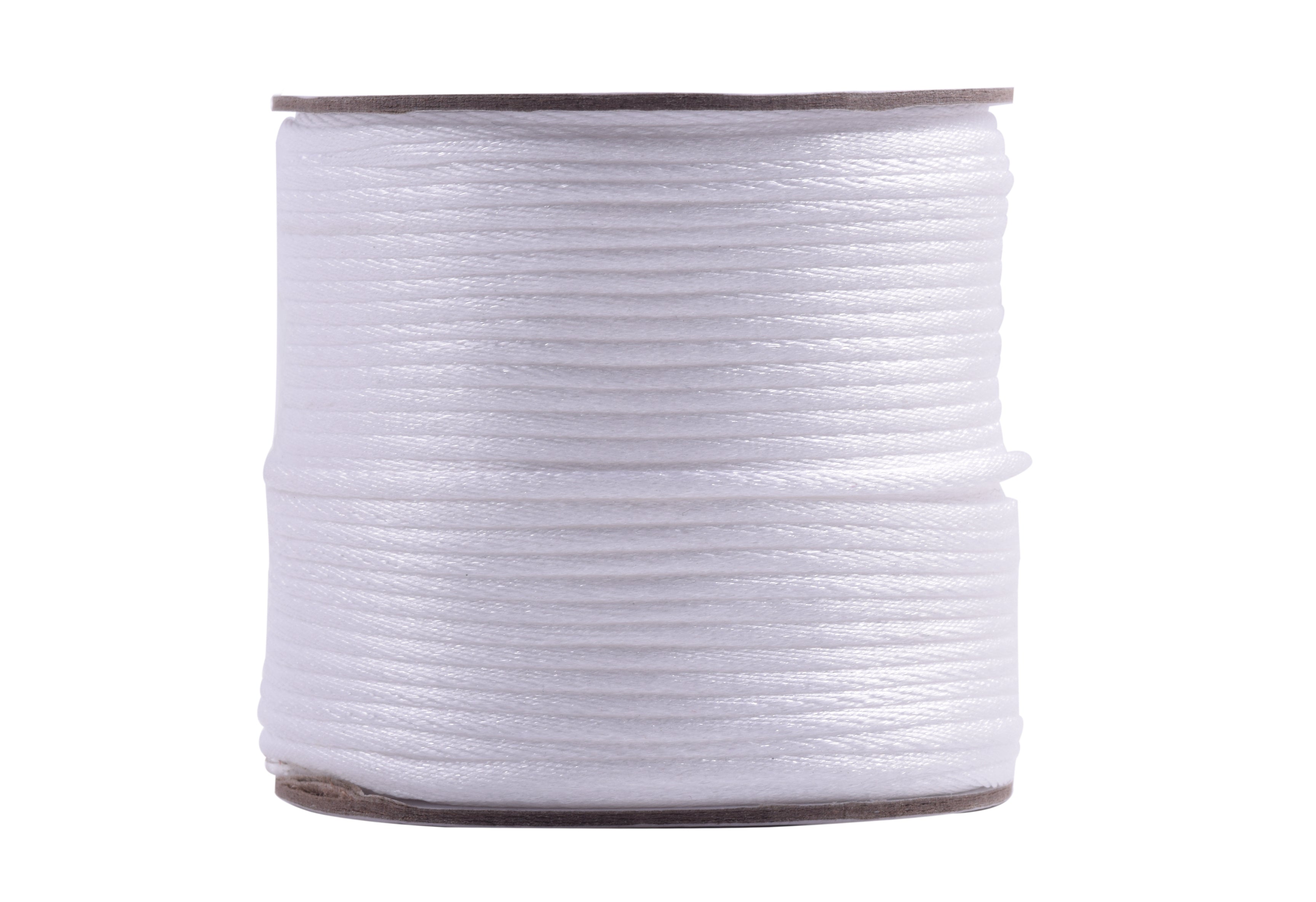 White 1mm Satin Nylon Cord