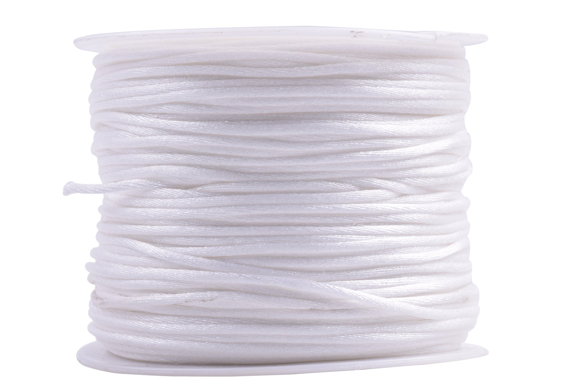 Tilengy 1.5 mm x 110 Yards Nylon Satin Cord Beading Braided Thread